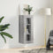 vidaXL - Hangkast - 34,5x34x90 - cm - grijs - sonoma - eikenkleurig