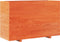 vidaXL - Plantenbak - 110x40x72,5 - cm - massief - grenenhout - wasbruin
