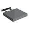 WOLTU zwevende wandplank - MDF - hoogglans grijs - 25 x 22,9 x 3,8 cm