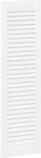 vidaXL - Kastdeuren - louvredesign - 2 - st - 99x29,5 - cm - wit