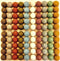 Papoose Toys Papoose Toys 2cm Felt Balls Earth/100pc