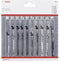 Bosch 2607011172 - Decoupeerzaagbladenset Clean Precision - 10-delig (10 stuks)