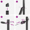 vidaXL - Fietspalen - 13 - stuks - Grijs - Ø32 - mm - 210 - cm - Verzinkt - Staal