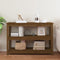 vidaXL - Wandtafel - 110x40x74 - cm - massief - grenenhout - honingbruin