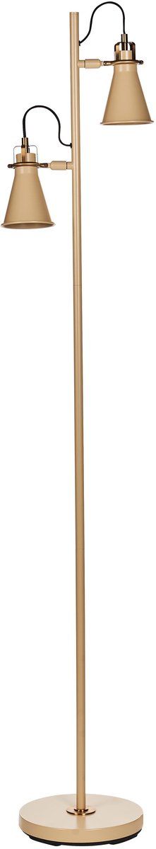 MOYOLA - Staande lamp - Beige - Metaal