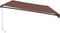 vidaXL - Luifel - handmatig - uittrekbaar - 600x350 - cm - bruin