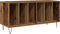 vidaXL - Recordkast - Artisan - Eiken - 100x38x48 - cm - Geëngineerd - Hout