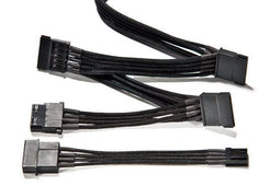 be quiet! CM-30750 - Multi Power Cable - 3x SATA + 1x Molex - Zwart (700mm)