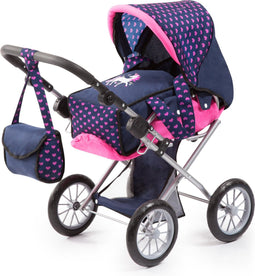 Bayer - Poppenwagen City Star - Blauw en Roze