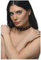 XR - STRICT - RED STONES CHOKER NECKLACE WITH RING