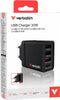 Verbatim GaN Oplader - 30W 4 Poorten - 3x USB-A 1x USB-C Quick Charge 3.0