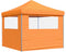 vidaXL - Partytent - inklapbaar - pop-up - met - 2 - zijwanden - oranje