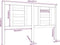 vidaXL - Hoofdbord - 146x4x100 cm - massief grenenhout - wit