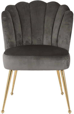 Richmond - Stoel Pippa Stone velvet / gold