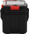 vidaXL - Gereedschapskist - 65x28x31,5 - cm - zwart - en - rood