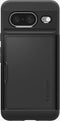 Spigen Slim Armor CS - Soft case - Versterkte valbescherming met pasjesvak - Zwart