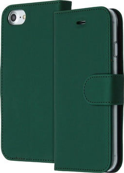 Accezz Wallet Softcase - Geschikt voor iPhone SE (2022) / SE (2020) / 8 / 7 / 6s / 6 - 3 Pashouders - Groen