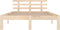 vidaXL - Bedframe - zonder - matras - massief - hout - 200x200 - cm