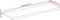 vidaXL - Tafelblad - met - natuurlijke - rand - 140x40x2,5 - cm - massief - mangohout