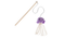 TIAKI Squishy - kattenspeelhengel lila - 85cm