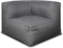 Feel Furniture - Binnen & Buiten bank - Odin - Hoekstuk - Grijs