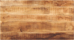 vidaXL - Tafelblad - rechthoekig - 110x60x2,5 - cm - massief - ruw - mangohout