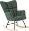 Beliani OULU - Schommelstoel - Groen - Kunststof