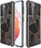 iMoshion Hoesje Geschikt voor Samsung Galaxy S21 Hoesje Siliconen - iMoshion Design hoesje - Zwart / Meerkleurig / Goud / Black Graphic
