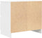 vidaXL - Tv-meubel - 60x35x54 - cm - bewerkt - hout - wit