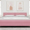 vidaXL - Hoofdbord - met - Diamantblokken - Roze - 180 - cm - in - Fluweel
