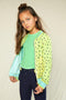 Nono Donna Kids - Jas - Omkeerbaar met toucan print - Geel (maat 110)