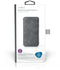 Nedis SSW10021BK - Soft-touch wallet book case - Schokabsorberend - Zwart