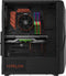 Krux Astral - Tower Behuizing - ATX Micro-ATX Mini-ITX - 1x 120 mm Ventilator - Zwart