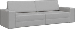 vidaXL - Vloersofa - Bed - 2-in-1 - Cloud - Grijs - 245x150x60.5 - cm - Stof