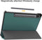 3-Vouw sleepcover hoes - Geschikt voor Samsung Galaxy Tab S7 Plus / Tab S8 Plus - Groen