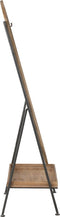 J-Line spiegel Staand + Legplank - metaal/hout - bruin - 170 x 40 cm