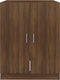 vidaXL - Wasmachinekast - 71x71,5x91,5 - cm - bruin - eikenkleur