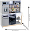 Klein Toys Miele familiekeuken - 83,5x30x101 cm - fornuis, magnetron, espressomachine, koelkast, gootsteen - incl. bijpassende accessoires, licht- en geluidseffectenn - multicolor