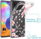 iMoshion Hoesje Geschikt voor Samsung Galaxy A31 Hoesje Siliconen - iMoshion Design hoesje - Roze / Transparant / Blossom Watercolor
