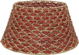 Boomring zeegras d57h26cm rood