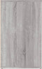 vidaXL - Nachtkastje - 50x36x60 - cm - bewerkt - hout - grijs - sonoma - eikenkleurig