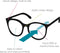 SMUG Blauw Licht Bril - Beeldschermbril met Blauw Licht Filter - Blue Light Blocking Glasses - Zonder Sterkte - Fel Roze