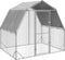vidaXL - Kippenren - met - dak - 2,5x2x2,25 - m - gegalvaniseerd - staal