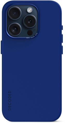 Decoded D24IPO15PMBCS9GB - Silicone Back Cover - Schokbestendig en Krasbestendig - Blauw