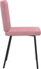 vidaXL - Eetkamerstoelen - 2 - st - fluweel - roze