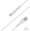 SBS TECABLEMICROC15W - USB-A naar USB-C kabel - 15W Power Delivery - Wit
