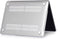 Lunso Geschikt voor MacBook Air 13 inch M1 (2020) cover hoes - case - Mat Transparant