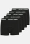 JACK&JONES JUNIOR JACHUEY TRUNKS - Boxershorts - 5-pack - Zwart (5 stuks)