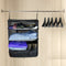 Coopley® Ophangbare Packing Cube - Reisorganizer - 3 open lagen 1 dichte laag - Zwart