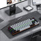 HXSJ V800 - Bedraad Mechanisch Gaming Toetsenbord - RGB - 68 Keys - Blue Switch - Zwart Grijs